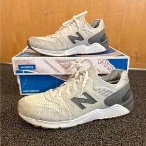 New Balance 009 Men’s Size 13 D Speckle Suede ML009PT White Tan